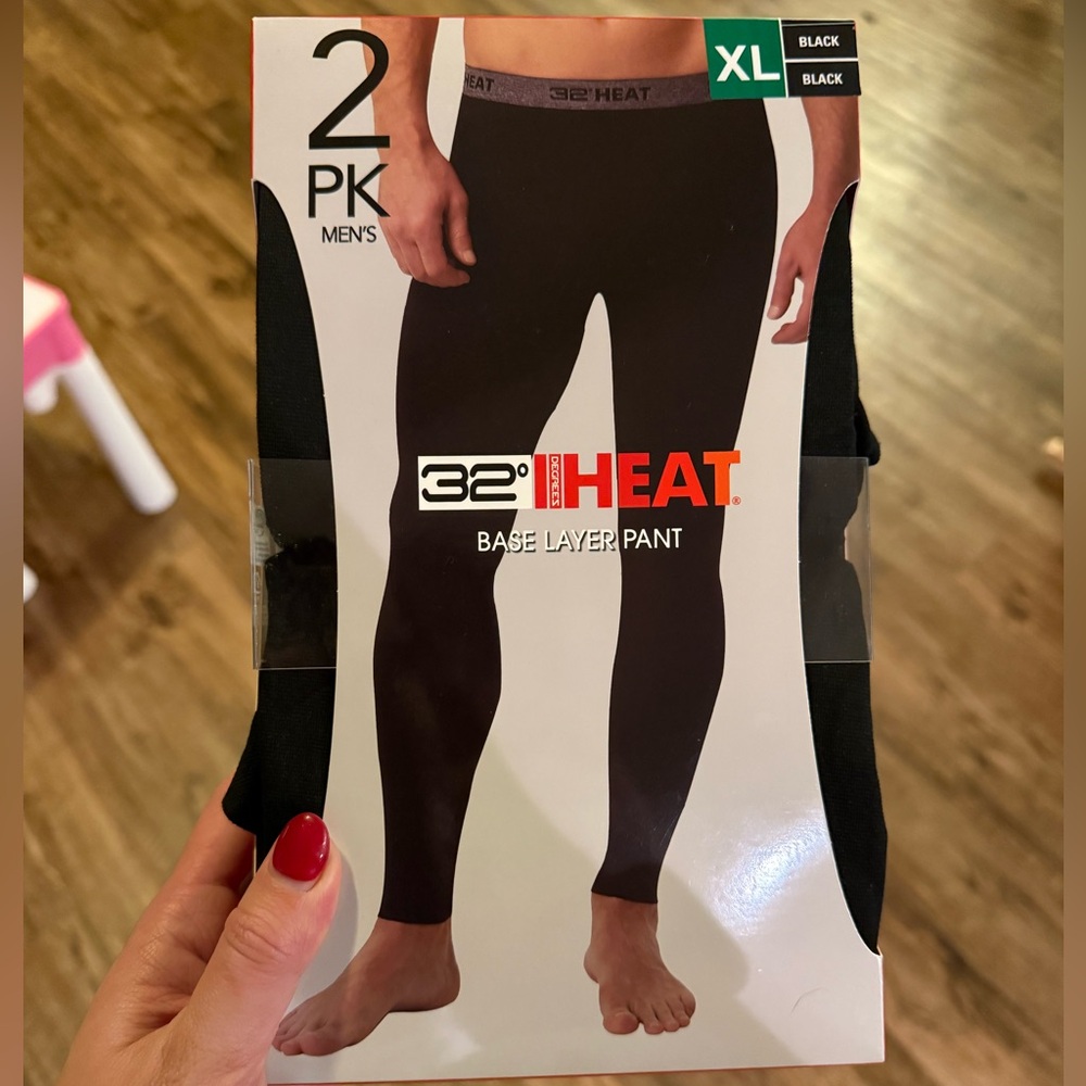 Brand New XL 32 Degrees Base Layer Pants (2 pack)